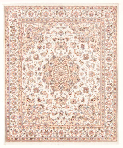 Täbriz - 50 Raj Teppich 200x247cm - Perserteppich - creme