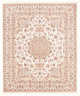 Täbriz - 50 Raj Teppich 200x247cm - Perserteppich - creme