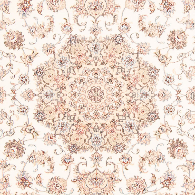 Täbriz - 50 Raj Teppich 200x247cm - Perserteppich - creme