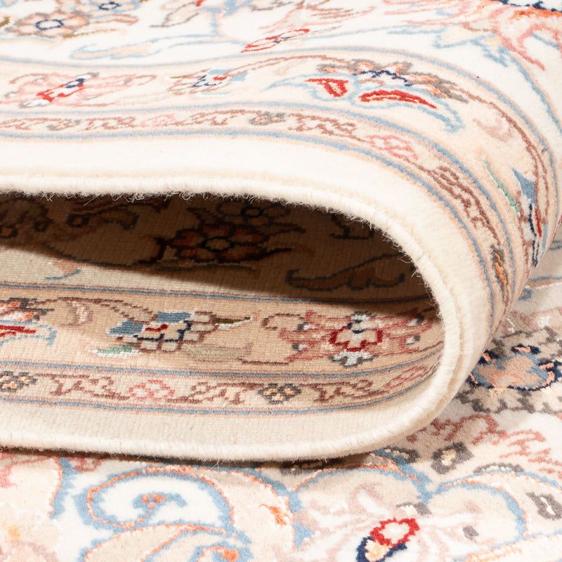 Täbriz - 50 Raj Teppich 200x247cm - Perserteppich - creme