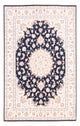 Täbriz - 50 Raj Teppich 167x245cm - Perserteppich - dunkelblau