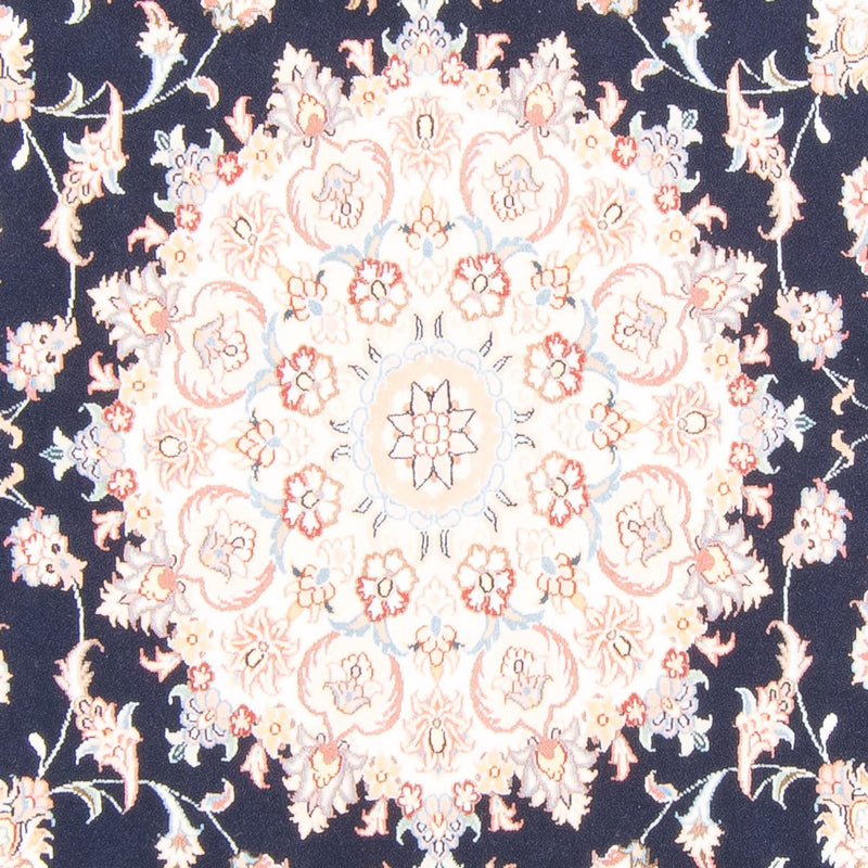 Täbriz - 50 Raj Teppich 167x245cm - Perserteppich - dunkelblau