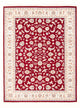 Täbriz - 50 Raj Teppich 148x202cm - Perserteppich - rot