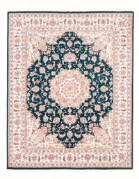 Täbriz - 50 Raj Teppich 195x251cm - Perserteppich - grün – product image
