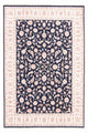 Täbriz - 50 Raj Teppich 172x243cm - Perserteppich - dunkelblau