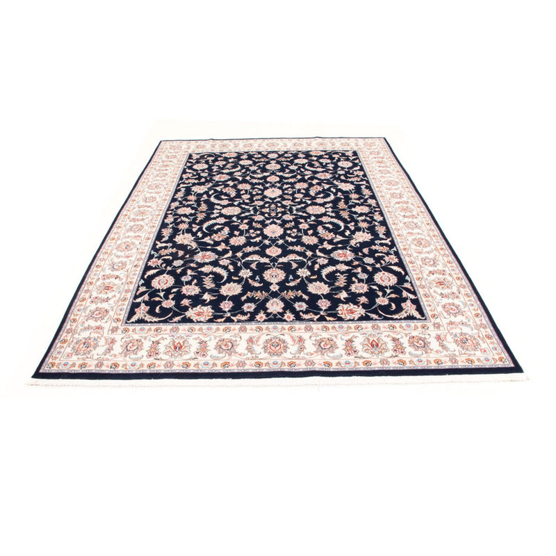 Täbriz - 50 Raj Teppich 172x243cm - Perserteppich - dunkelblau