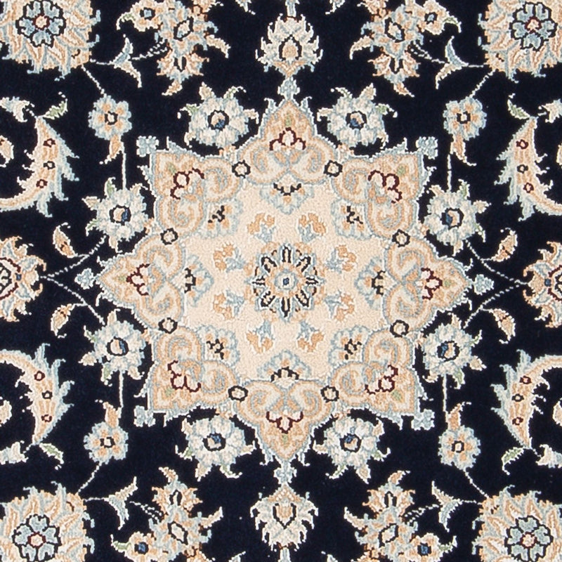 Nain - 6La Teppich 80x120cm - Perserteppich - dunkelblau