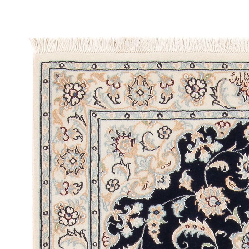 Nain - 6La Teppich 80x120cm - Perserteppich - dunkelblau