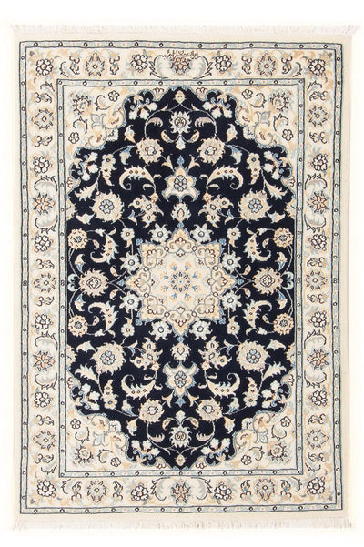 Nain - 6La Teppich 80x118cm - Perserteppich - dunkelblau