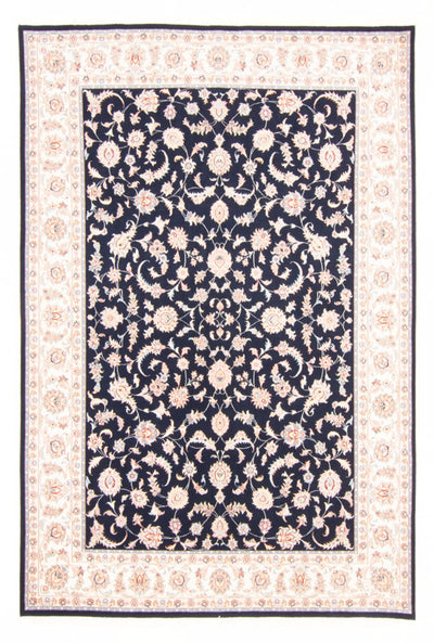 Täbriz - 50 Raj Teppich 169x230cm - Perserteppich - dunkelblau