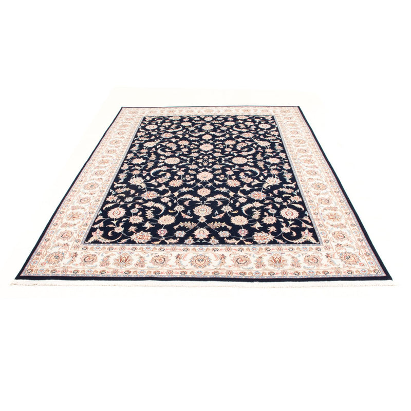 Täbriz - 50 Raj Teppich 169x230cm - Perserteppich - dunkelblau