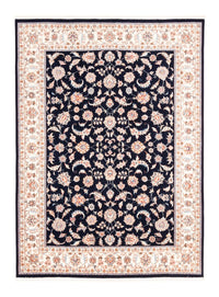 Täbriz Teppich 150x200cm - Perserteppich - dunkelblau – product image