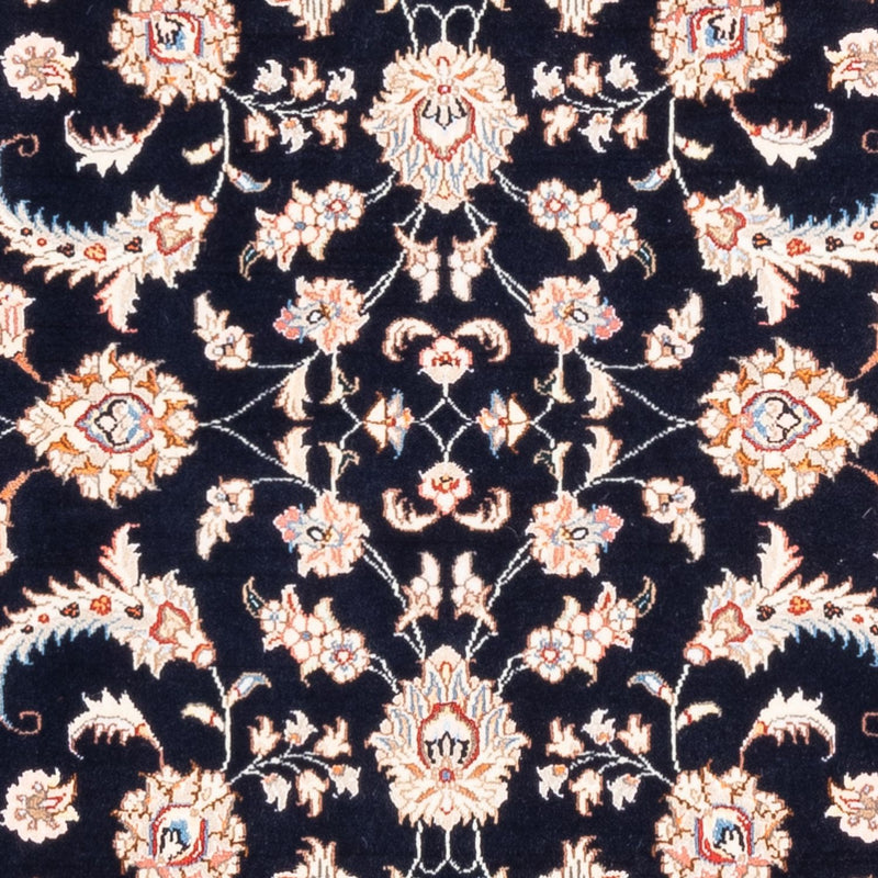 Täbriz Teppich 150x200cm - Perserteppich - dunkelblau