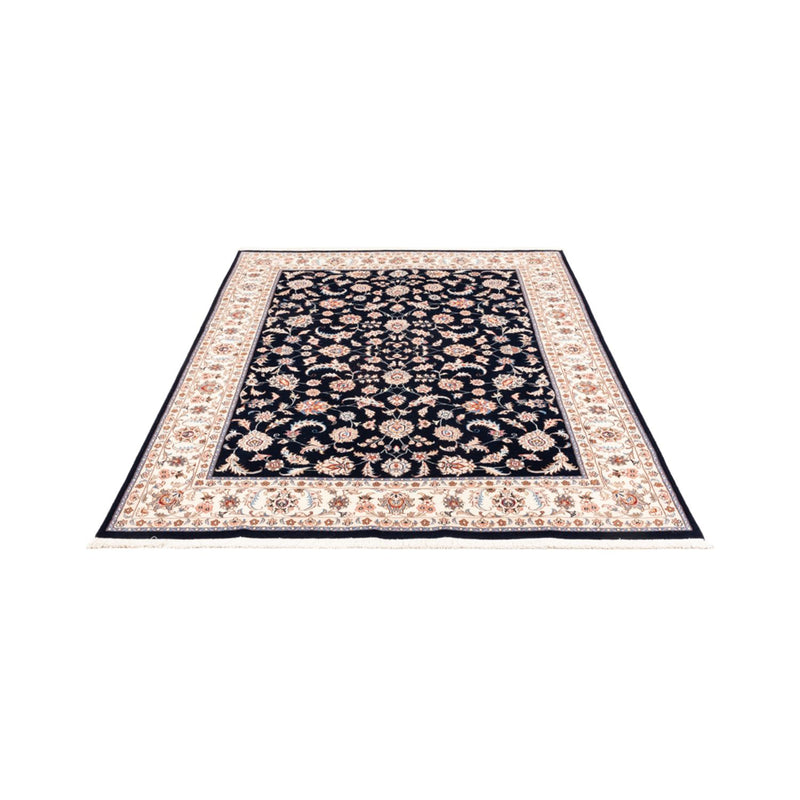 Täbriz Teppich 150x200cm - Perserteppich - dunkelblau