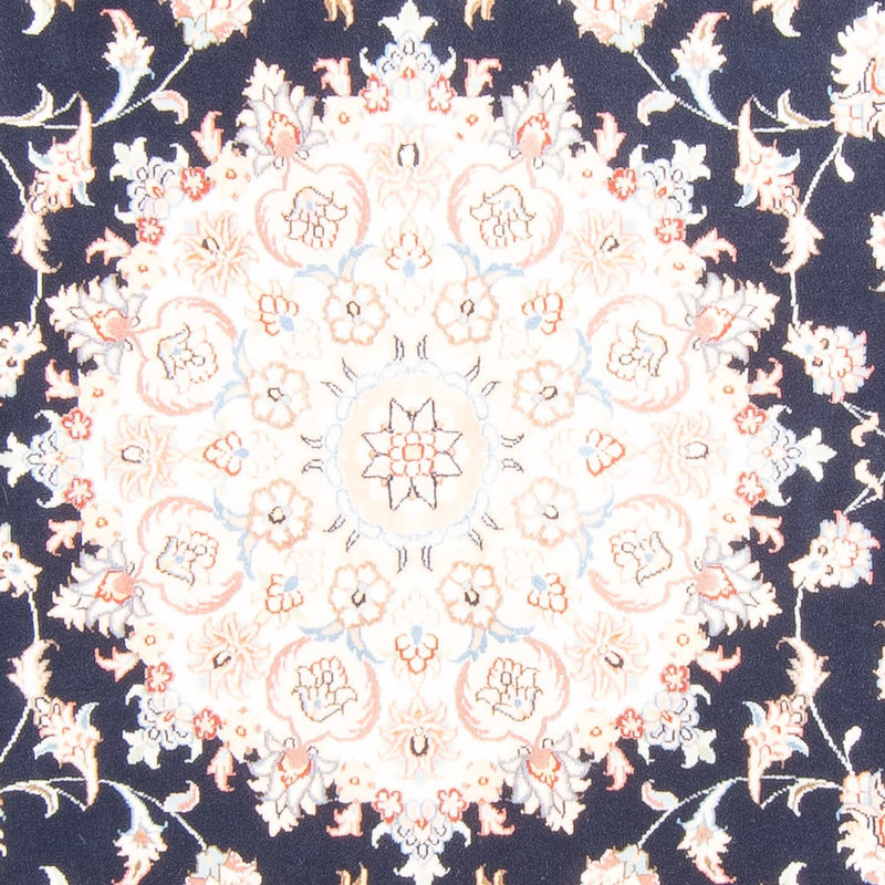 Täbriz - 50 Raj Teppich 167x237cm - Perserteppich - dunkelblau