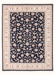 Täbriz - 50 Raj Teppich 149x201cm - Perserteppich - dunkelblau