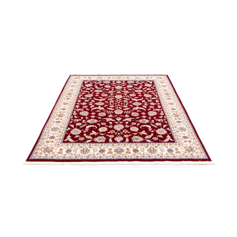 Täbriz Teppich 147x199cm - Perserteppich - rot