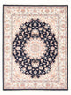 Täbriz - 50 Raj Teppich 149x197cm - Perserteppich - dunkelblau