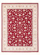 Täbriz - 50 Raj Teppich 147x206cm - Perserteppich - rot