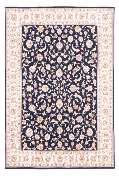 Täbriz - 50 Raj Teppich 166x236cm - Perserteppich - dunkelblau