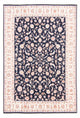 Täbriz - 50 Raj Teppich 166x236cm - Perserteppich - dunkelblau