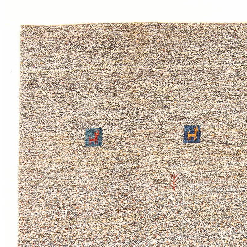 Gabbeh Persisch Teppich 178x243cm - Perserteppich Wollteppich - natur