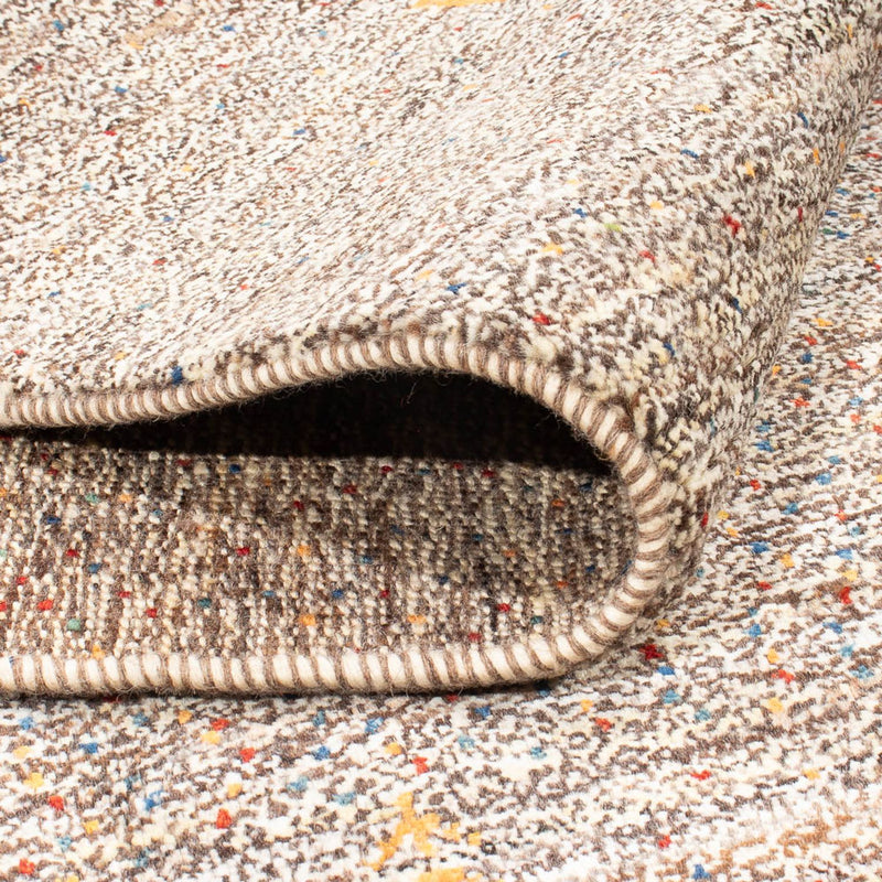 Gabbeh Persisch Teppich 178x243cm - Perserteppich Wollteppich - natur