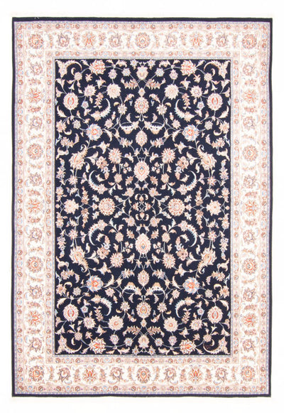 Täbriz - 50 Raj Teppich 170x245cm - Perserteppich - dunkelblau