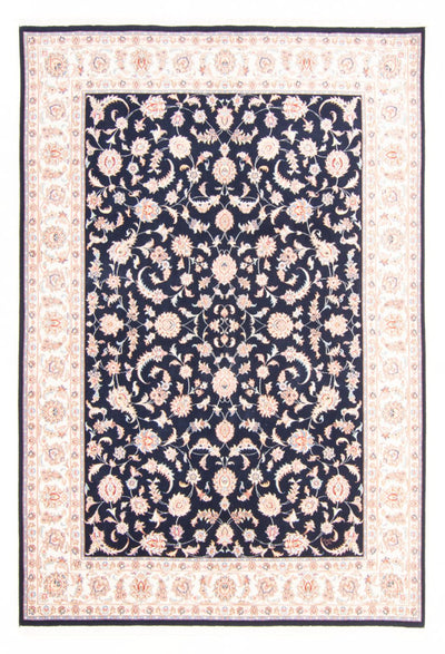 Täbriz - 50 Raj Teppich 167x234cm - Perserteppich - dunkelblau