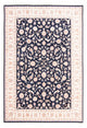 Täbriz - 50 Raj Teppich 167x234cm - Perserteppich - dunkelblau
