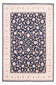 Täbriz - 50 Raj Teppich 168x241cm - Perserteppich - dunkelblau