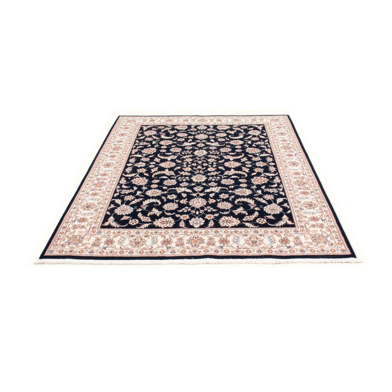Täbriz - 50 Raj Teppich 149x197cm - Perserteppich - dunkelblau