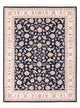 Täbriz - 50 Raj Teppich 150x196cm - Perserteppich - dunkelblau