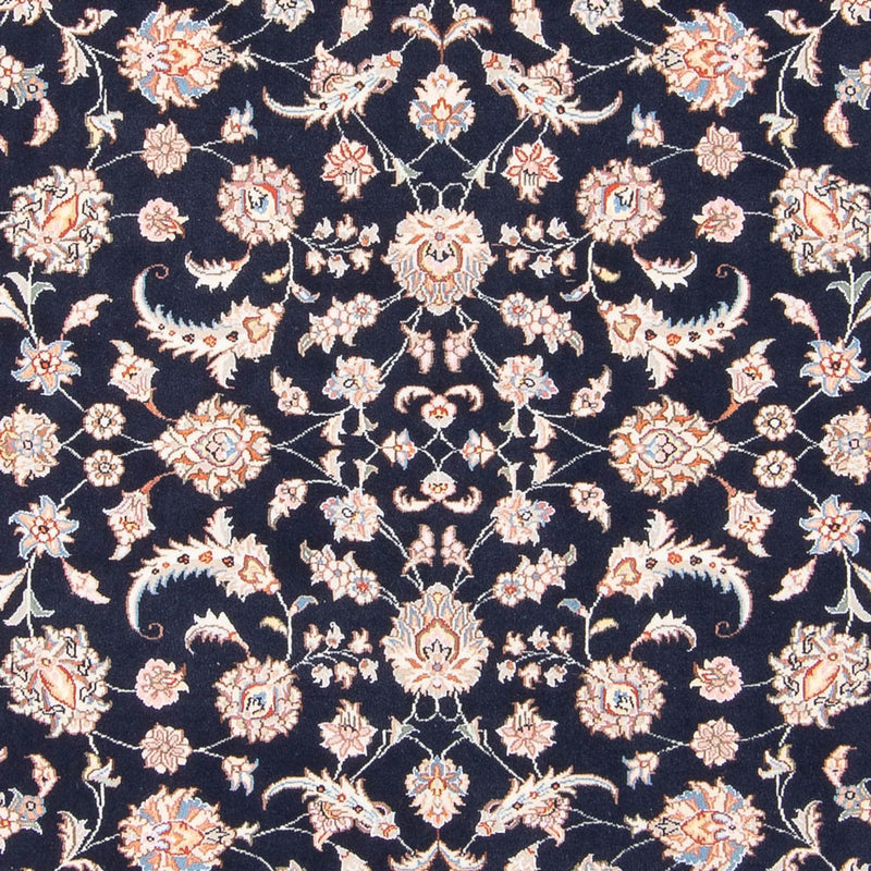 Täbriz - 50 Raj Teppich 150x196cm - Perserteppich - dunkelblau