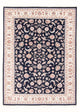 Täbriz - 50 Raj Teppich 150x201cm - Perserteppich - dunkelblau