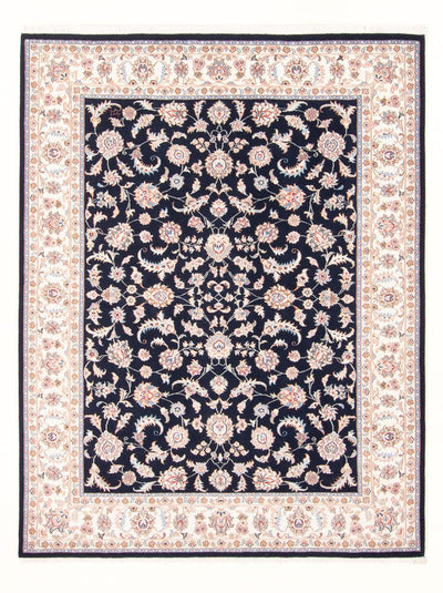 Täbriz - 50 Raj Teppich 151x202cm - Perserteppich - dunkelblau