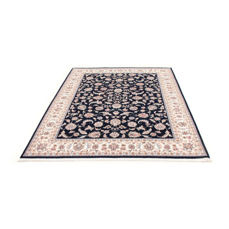Täbriz - 50 Raj Teppich 151x202cm - Perserteppich - dunkelblau