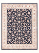 Täbriz - 50 Raj Teppich 149x200cm - Perserteppich - dunkelblau