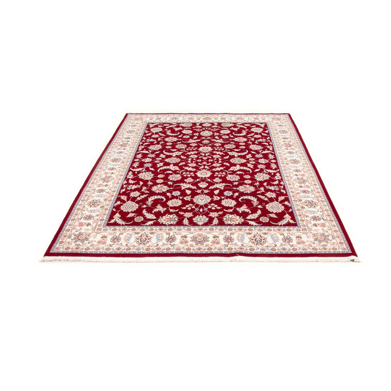 Täbriz - 50 Raj Teppich 149x203cm - Perserteppich - rot