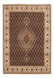 Täbriz - 40 Raj Teppich 170x241cm - Perserteppich - schwarz