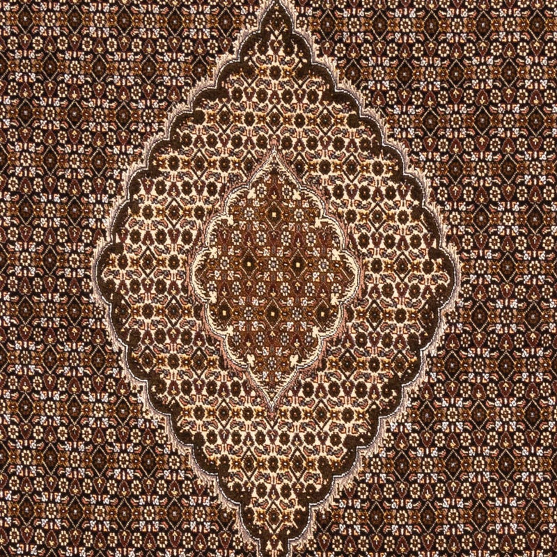 Täbriz - 40 Raj Teppich 170x241cm - Perserteppich - schwarz