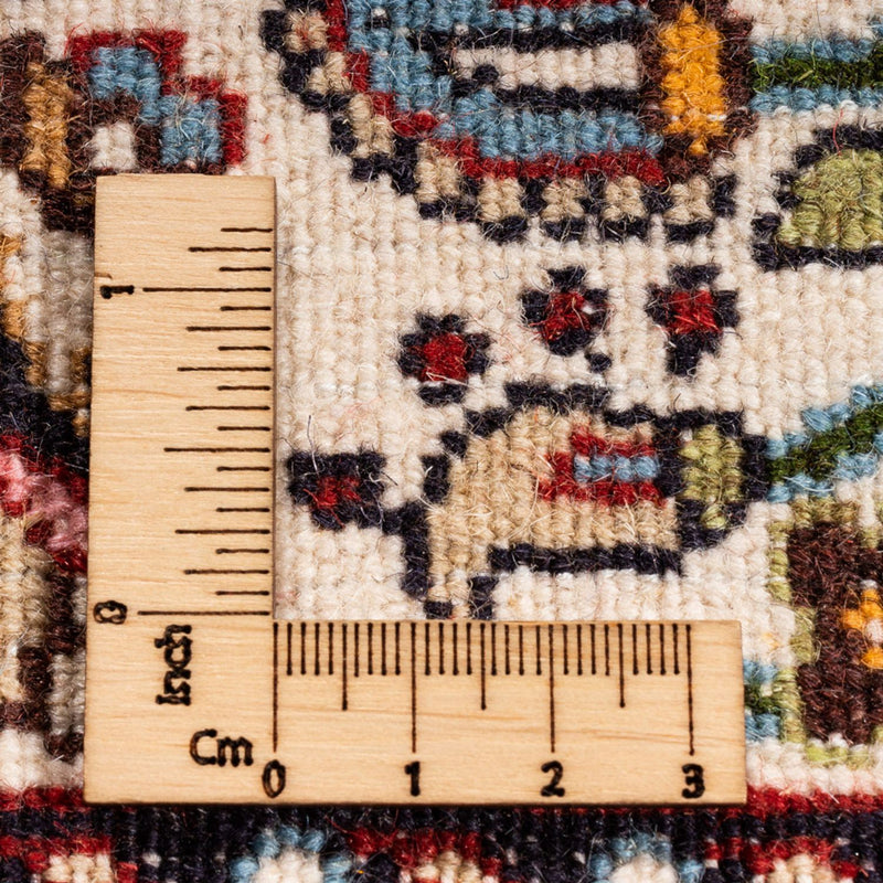 Moud Teppich 140x189cm - Perserteppich - rot