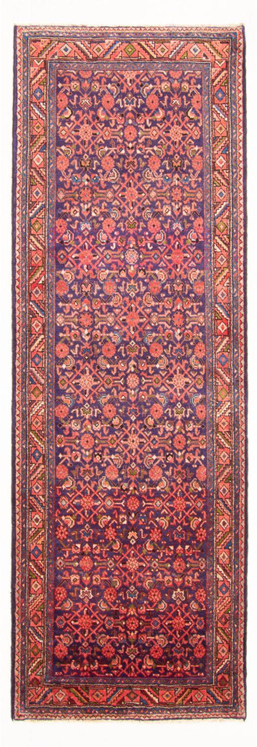 Hosseinabad Teppich 118x308cm - Perserteppich - dunkelblau