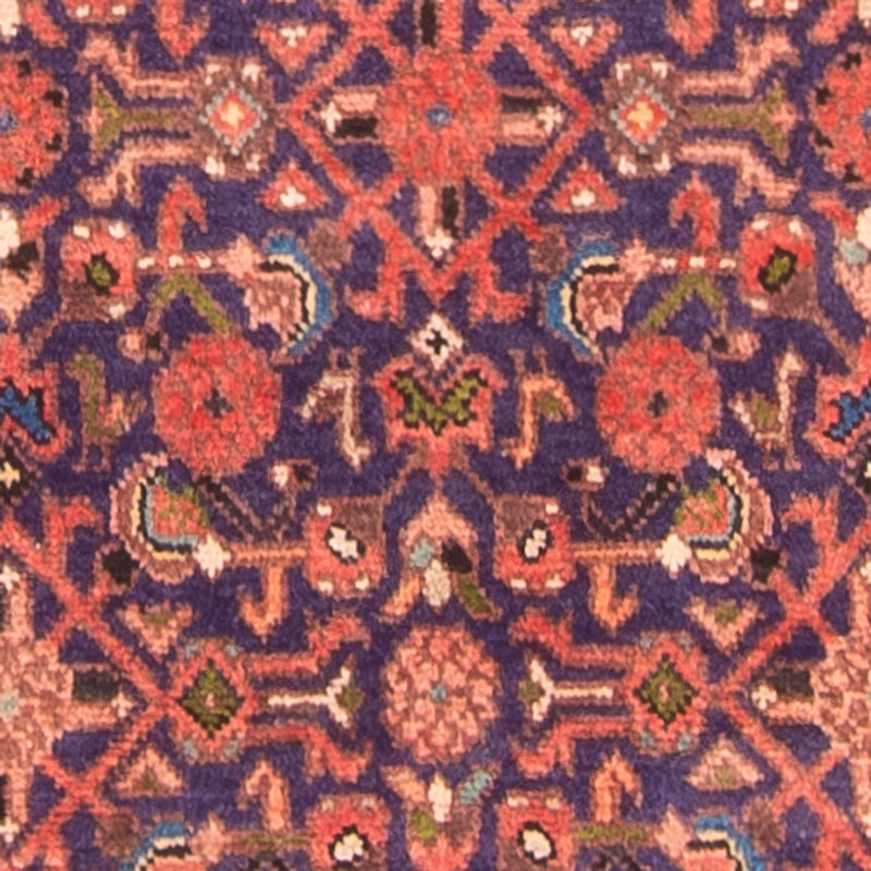 Hosseinabad Teppich 118x308cm - Perserteppich - dunkelblau