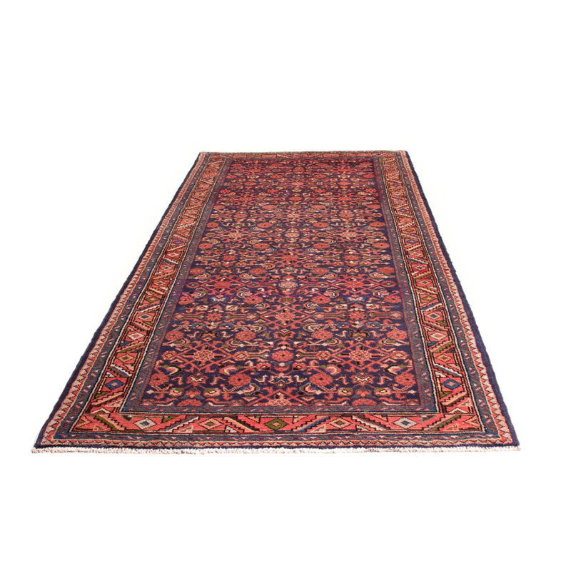 Hosseinabad Teppich 118x308cm - Perserteppich - dunkelblau