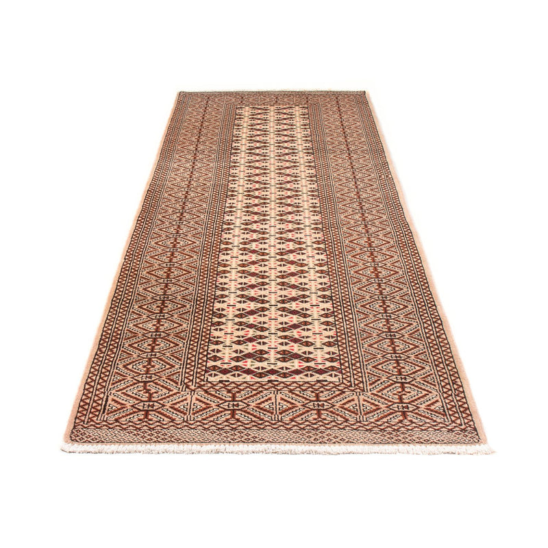 Turkaman Teppich 100x282cm - Orientteppich - creme