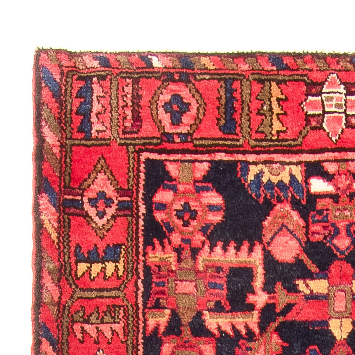Bidjar - Zanjan Teppich 112x310cm - Perserteppich - dunkelblau