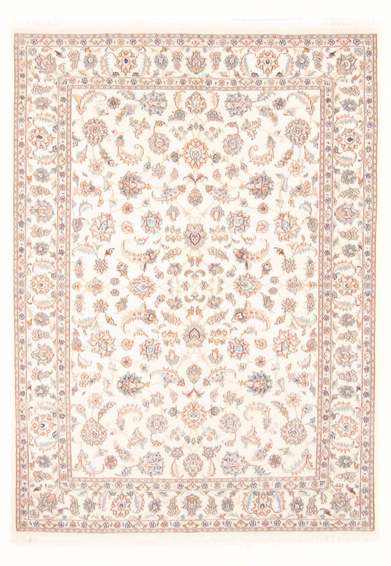 Täbriz - 50 Raj Teppich 150x213cm - Perserteppich - creme