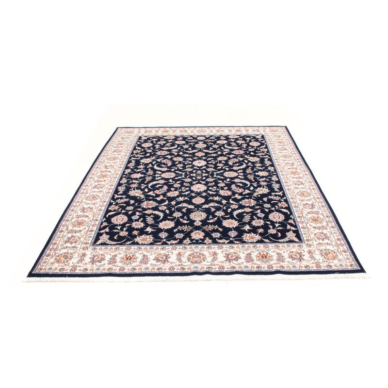 Täbriz - 50 Raj Teppich 172x240cm - Perserteppich - dunkelblau