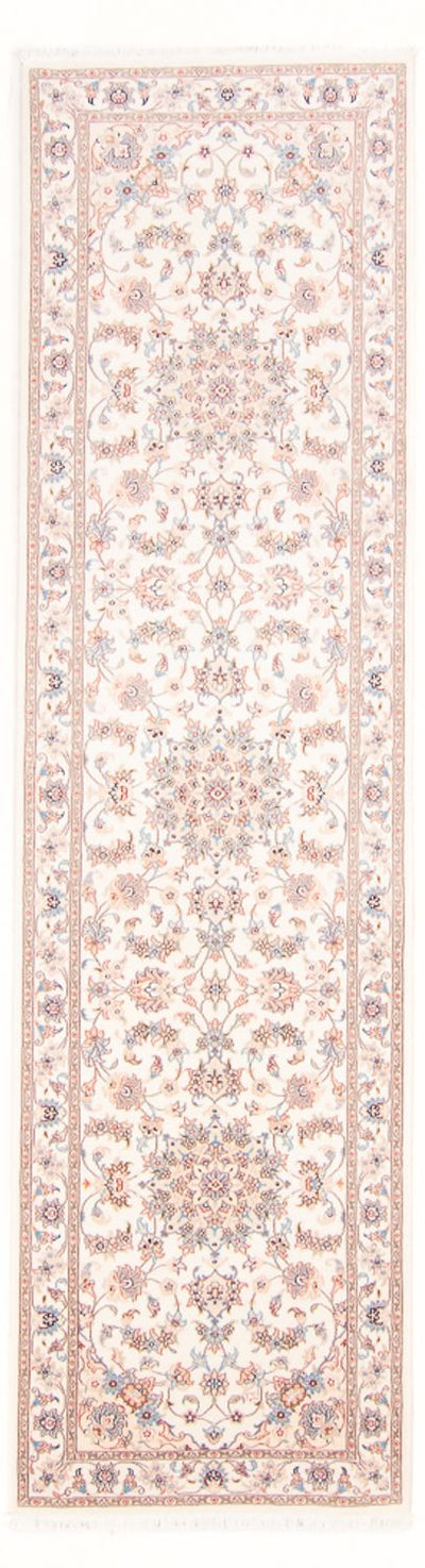 Täbriz - 50 Raj Teppich 80x296cm - Perserteppich - creme